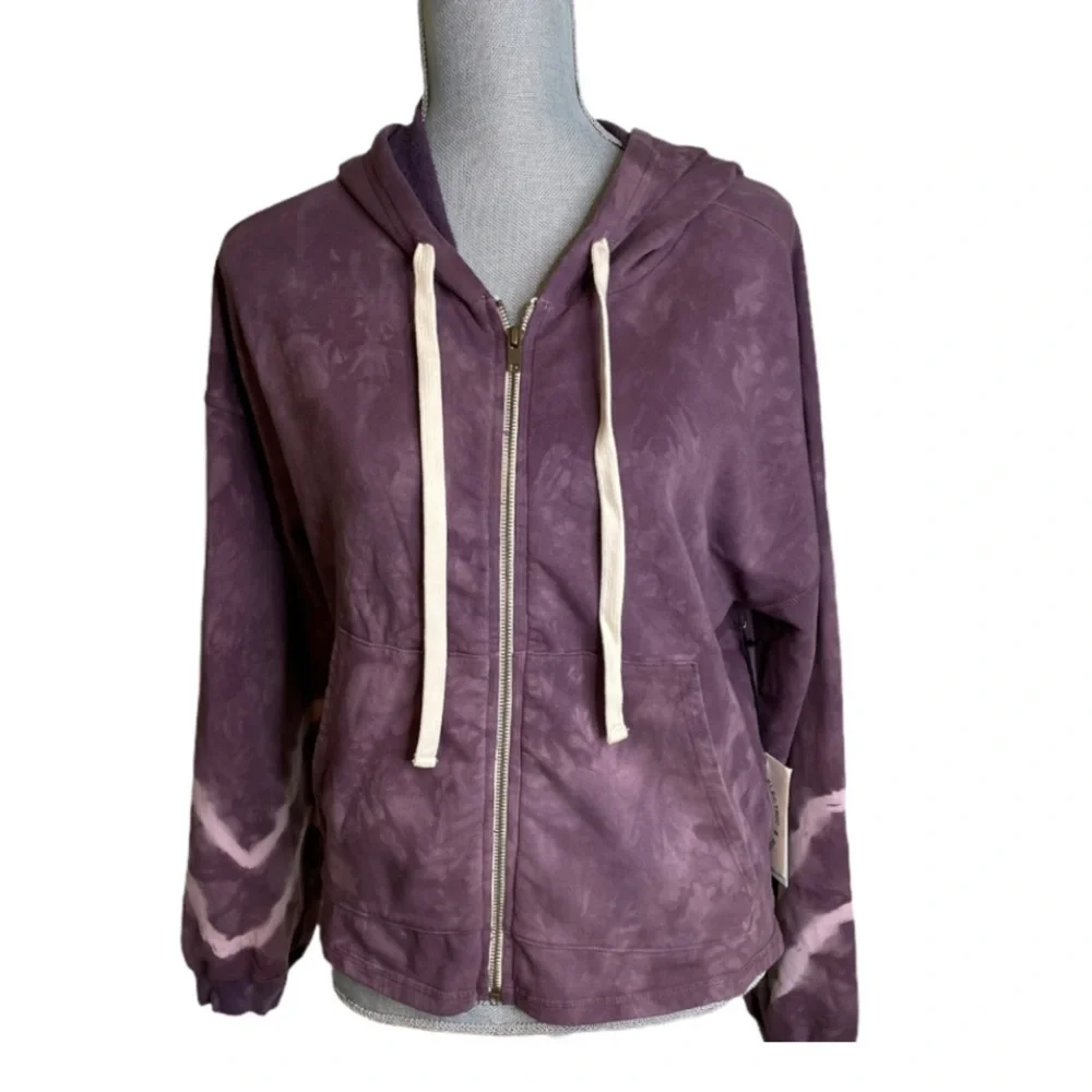 ELECTRIC & ROSE WESTSIDE HOODIE COTTON BLEND FULL ZIP SIZE XS - Picture 3 of 9